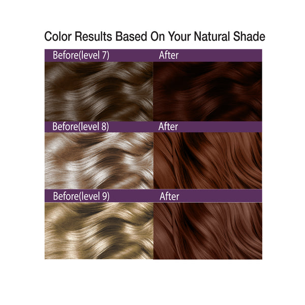Satin Hair Color Light Red Copper Chestnut (5RC)