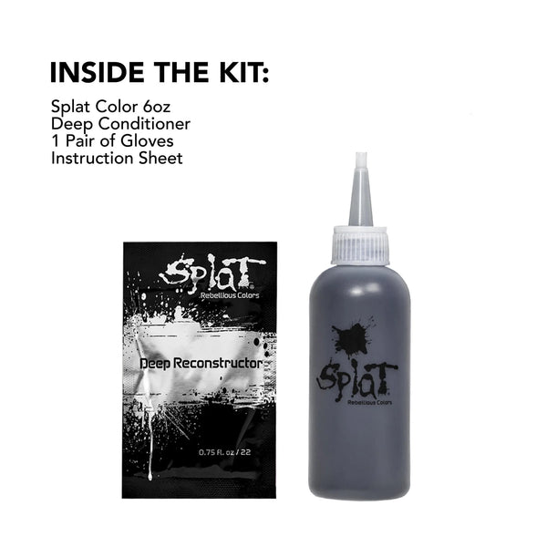 MIDNIGHT, NO BLEACH, SEMI-PERMANENT HAIR COLOR KIT – (ONYX)