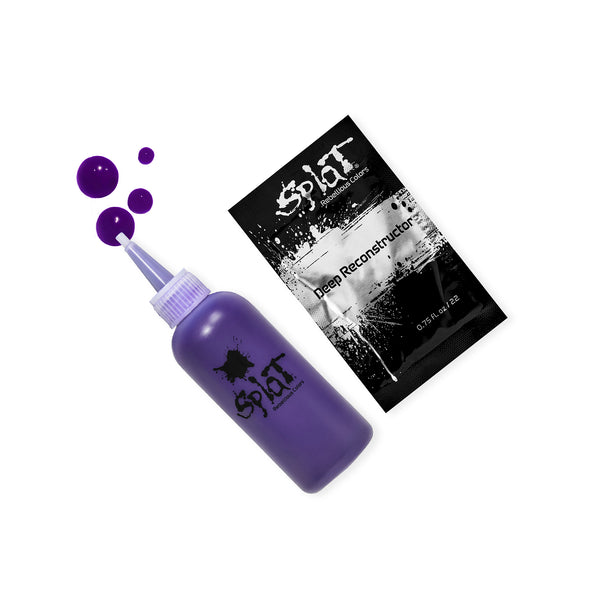 Splat | Midnight Complete Kit | Hair Dye | Semi-Permanent | Long Lasting | Vegan and Cruelty-Free (Midnight Plum)