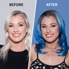 Splat Color Crush - Bold Hair Foam Hair Color - Lasts 5-10 Washes Multiple Applications Per Bottle (Blue)