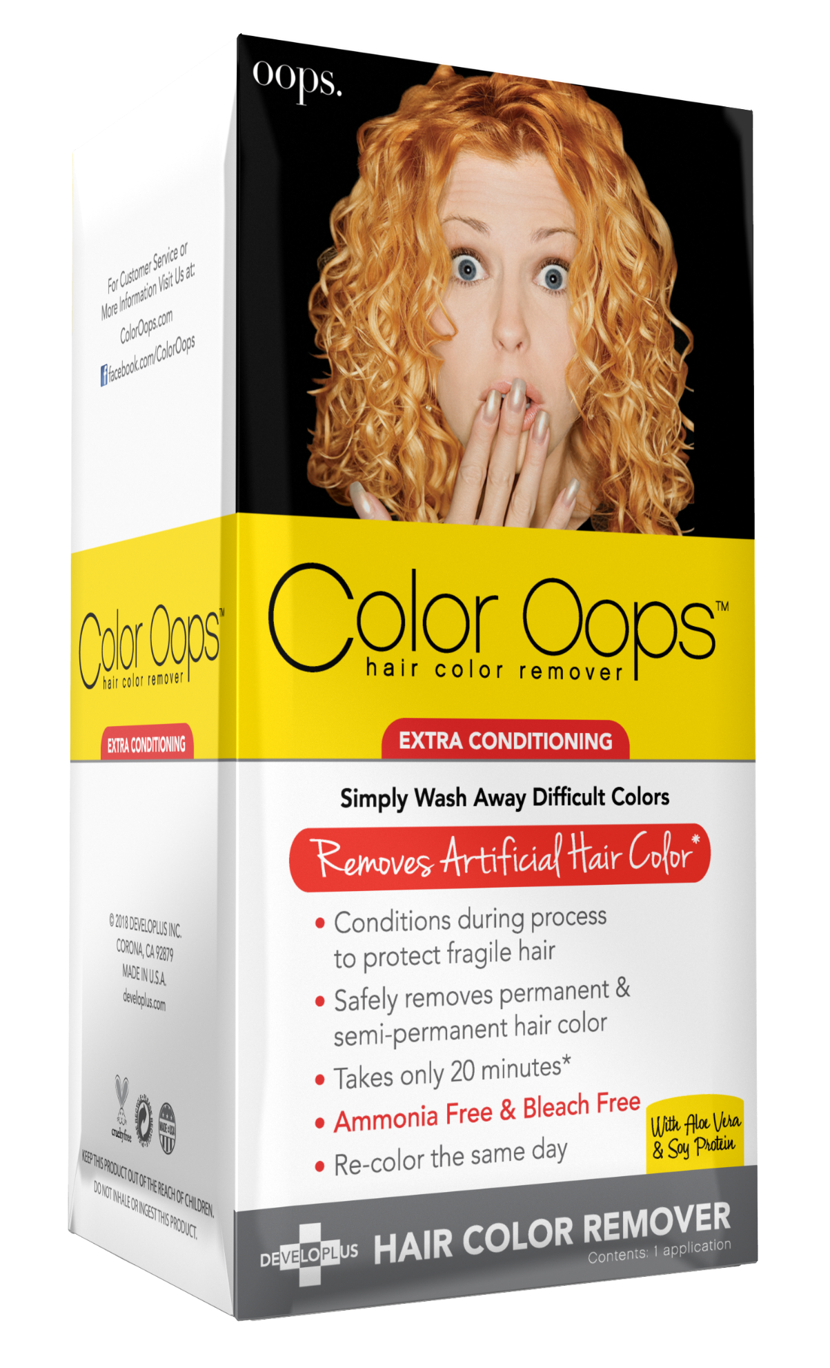 Developlus Color Oops Hair Color Remover Wipes 10'S (2