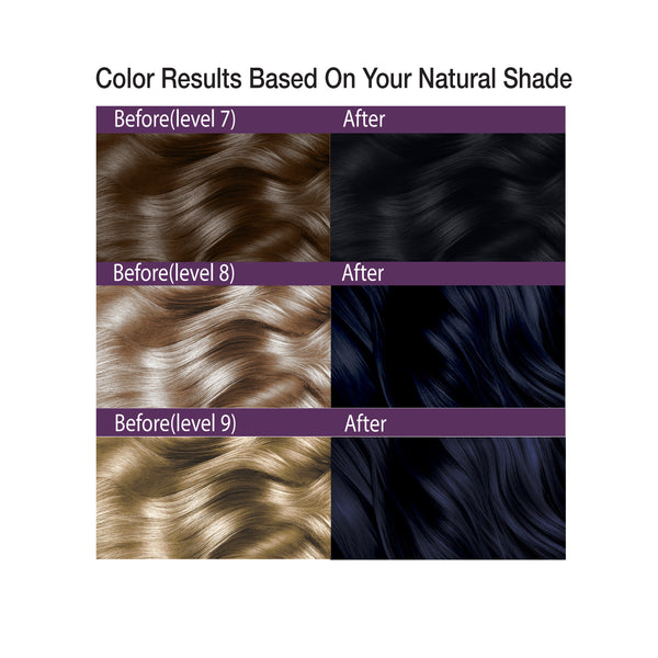 Satin Hair Color Blue Black (1BB)