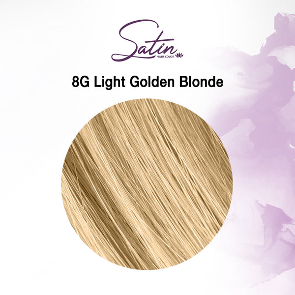 Satin Hair Color Light Golden Blonde (8G)