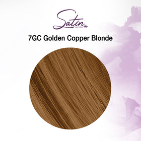 Satin Hair Color Golden Copper Blonde (7GC)