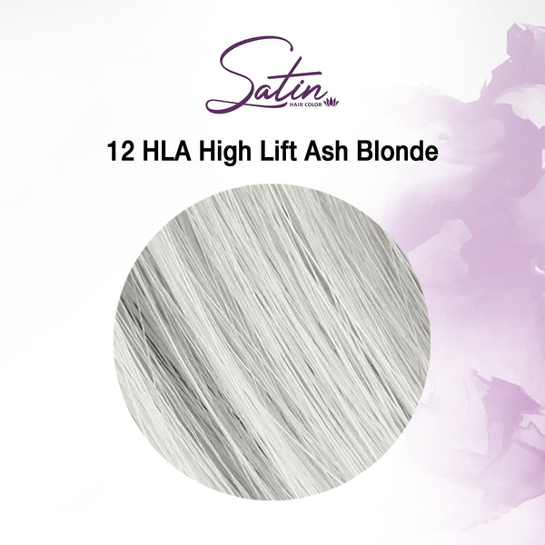 Satin Hair Color High Lift Ash Blonde (12HLA)