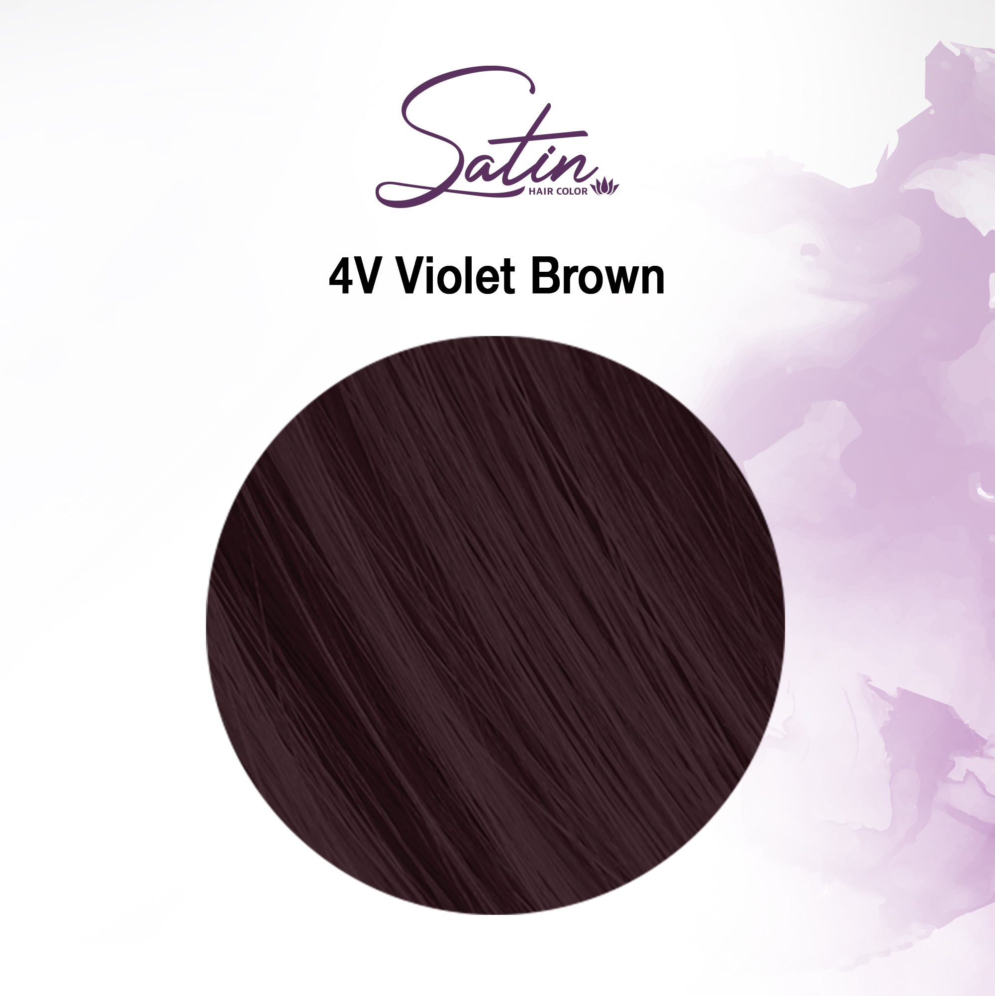 Satin Hair Color Violet Brown (4V) | TotallyHairCare