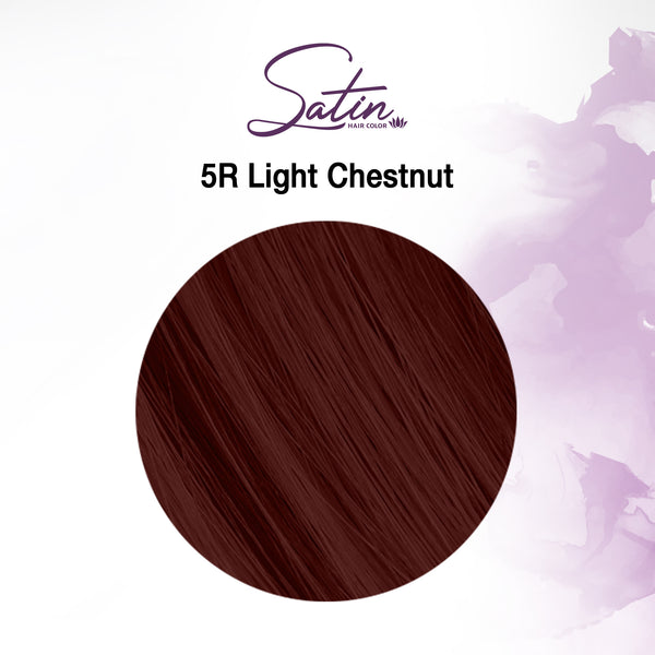 Satin Hair Color Light Brown Auburn (5R)