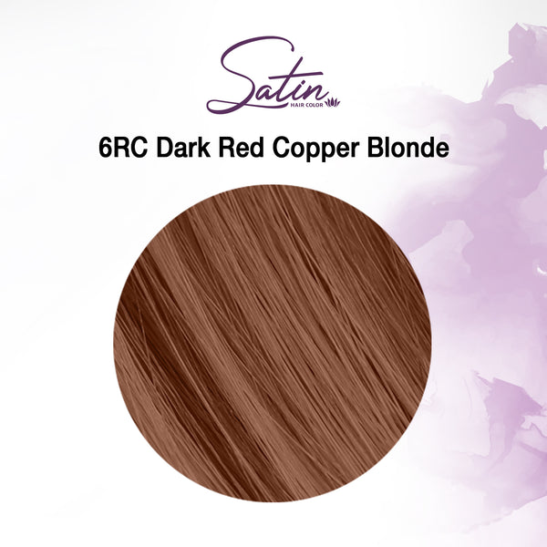 Satin Hair Color Dark Red Copper Blonde (6RC)