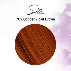 Satin Hair Color Copper Violet Brown (7CV)