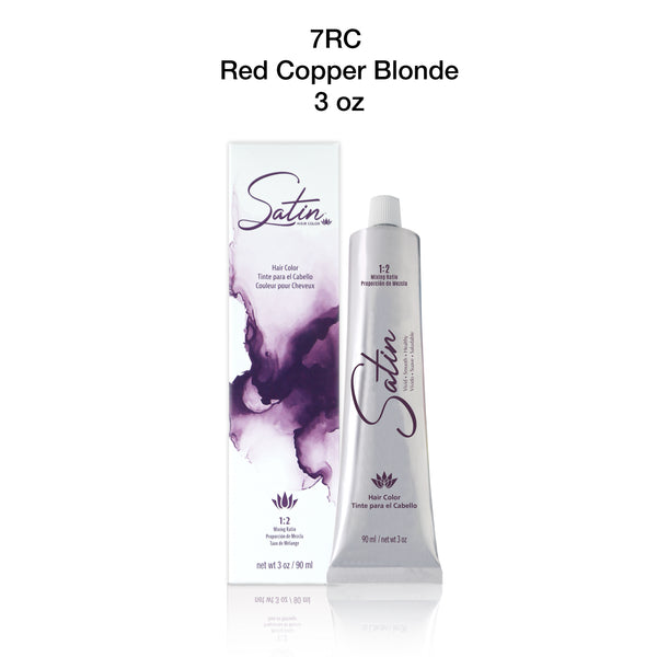 Satin Hair Color Red Copper Blonde (7RC)