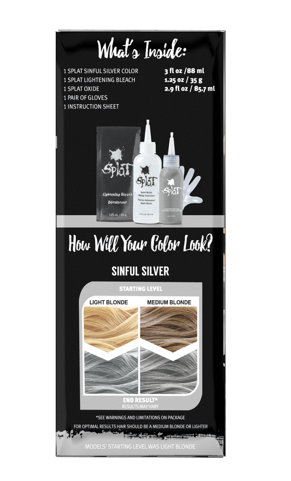 Splat Sinful Silver Original Complete Kit
