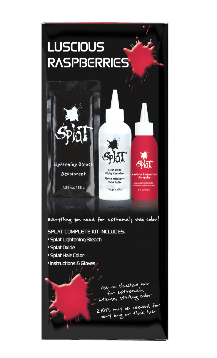 Splat Luscious Raspberries Original Complete Kit | TotallyHairCare