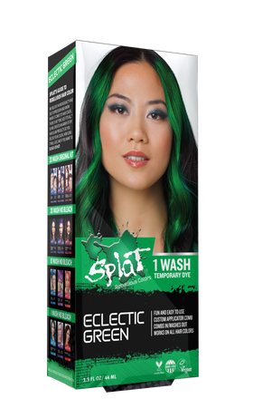 Splat Electric Green 1 Wash Temporary Hair Color