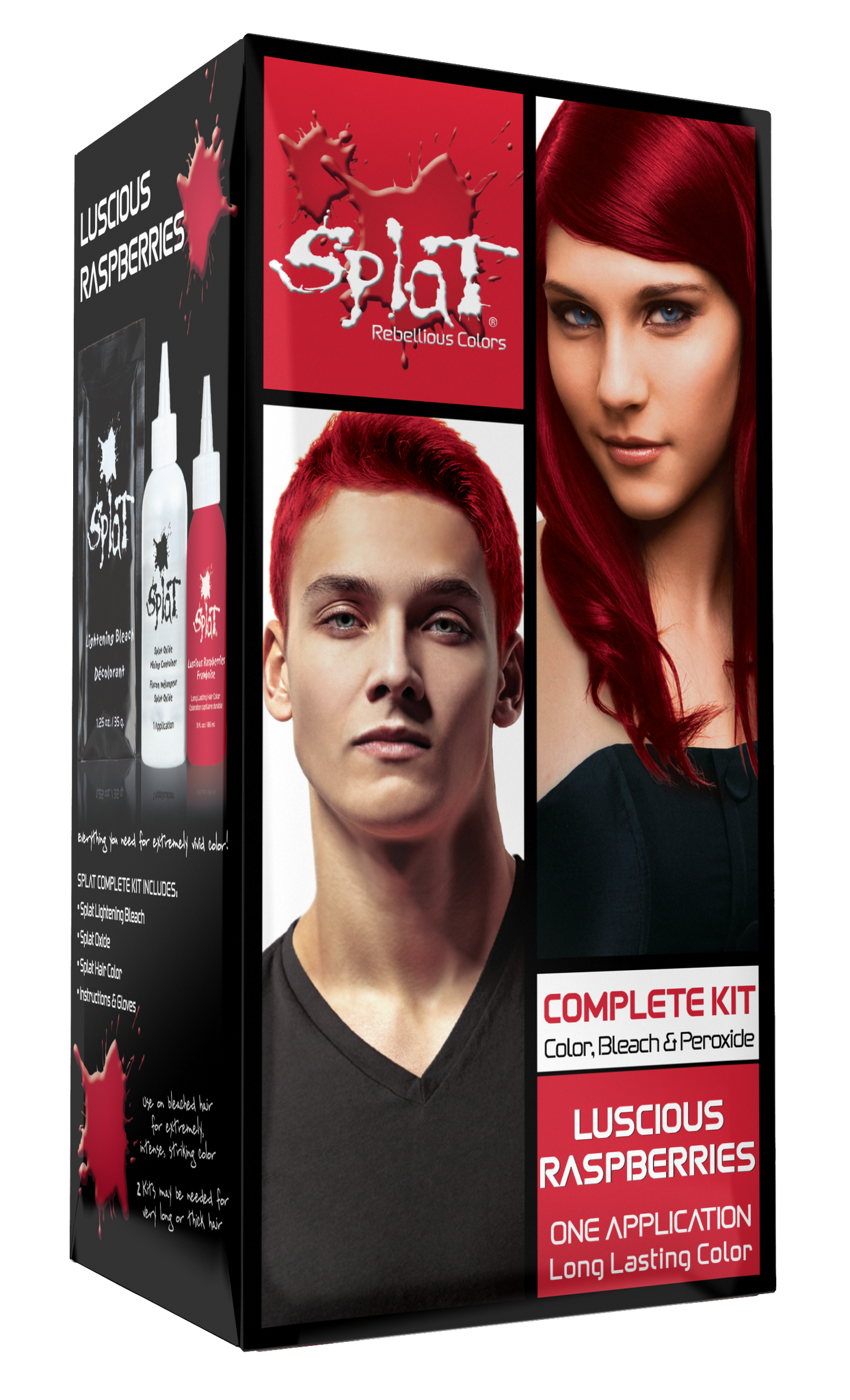 Splat Luscious Raspberries Original Complete Kit | TotallyHairCare