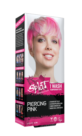 Splat Piercing Pink 1 Wash Temporary Hair Color