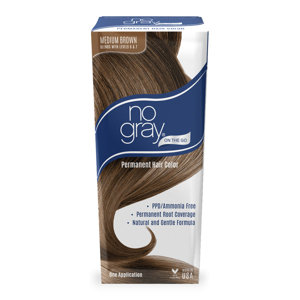 Permanent Hair Color – Root Touch Up (Medium Brown)