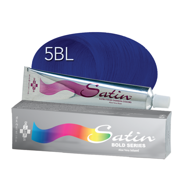 Satin Hair Color Dark Royal Blue (5BL)