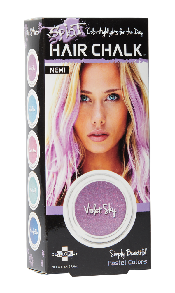 Splat Violet Sky Hair Chalk