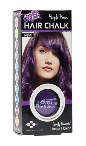 Splat Purple Pixie Hair Chalk