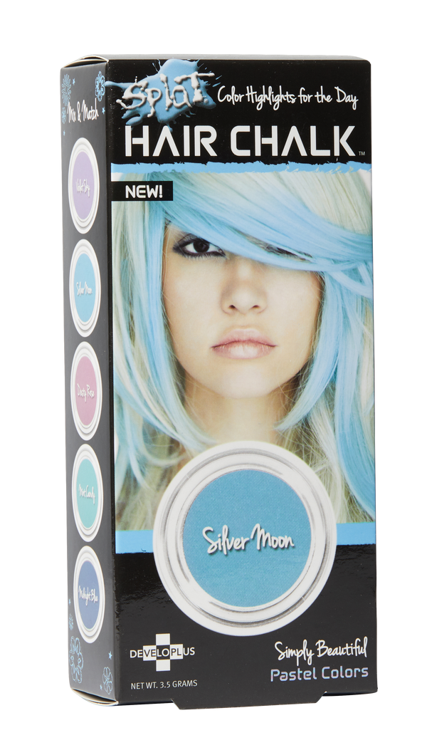 Splat Silver Moon Hair Chalk