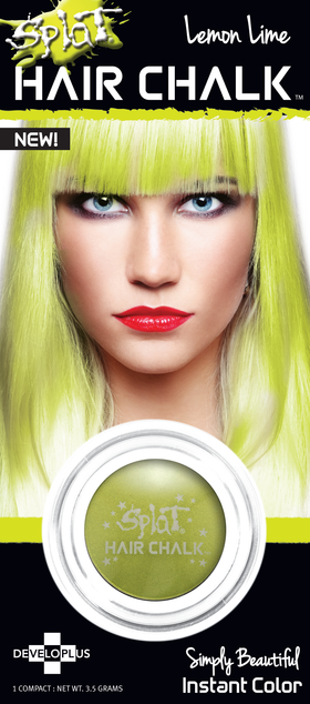 Splat Lemon Lime Hair Chalk