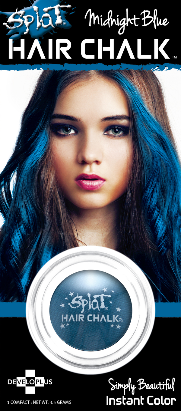 Splat Midnight Blue Hair Chalk